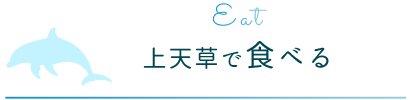 上天草で食べる
