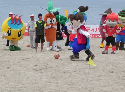 御立岬ビーチサッカーフェスティバル２０１４ 2014年6月27日
